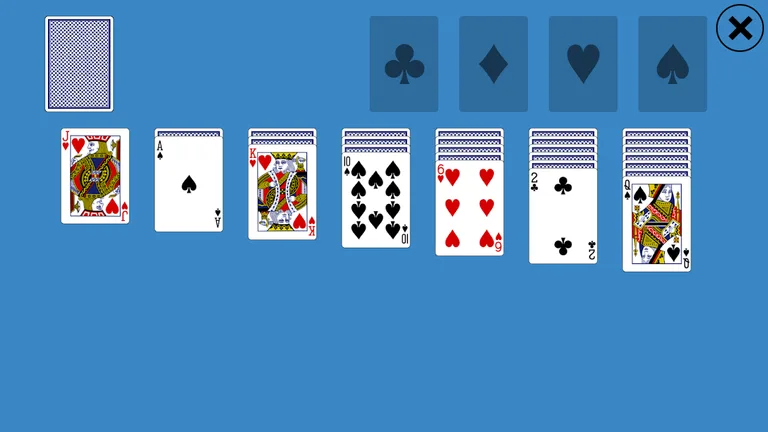 Classic Klondike Solitaire screenshot 1