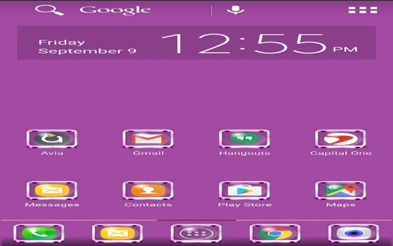 Purple ADW Theme screenshot 1