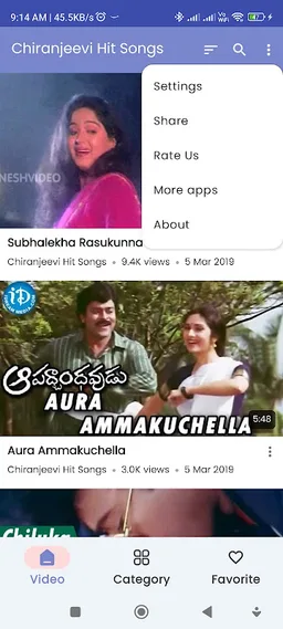 Chiranjeevi Hit Songs screenshot 3