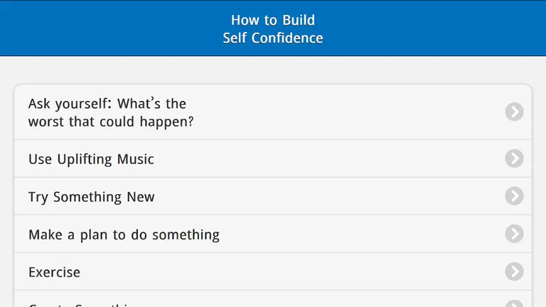 Self Confidence Tips screenshot 5