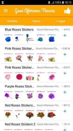 Good Afternoon Flowers Sticker screenshot 3