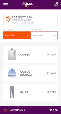 5àsec Lavanderia On-line screenshot 2