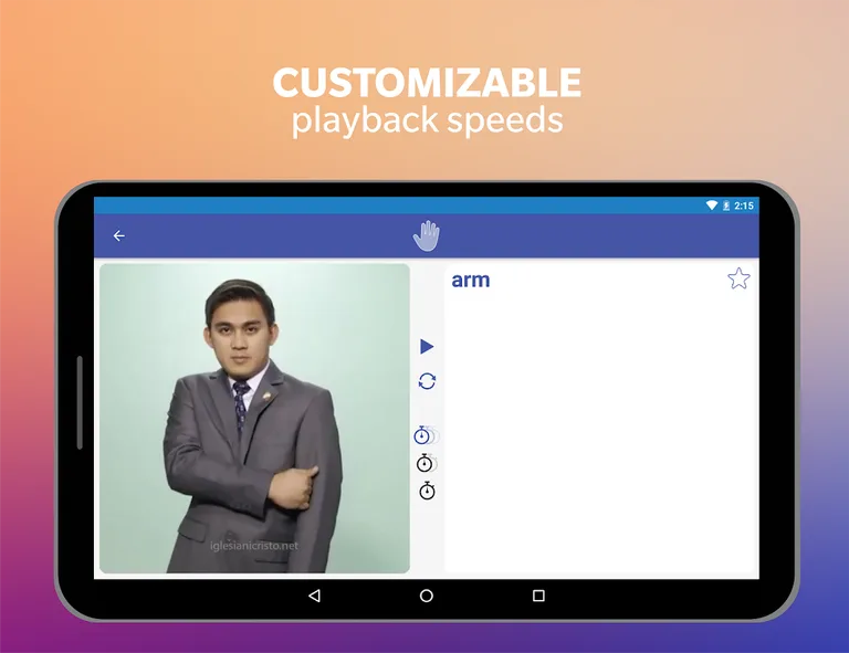 Iglesia Ni Cristo Sign Language App screenshot 3