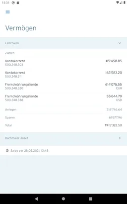 MobileBanking Sparkasse Schwyz screenshot 6