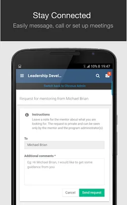 Chronus - Mobile Mentoring screenshot 12