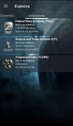 Evanova for EVE Online screenshot 1