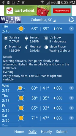 WLTX Weather screenshot 2