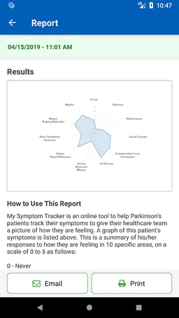 APDA Symptom Tracker screenshot 4