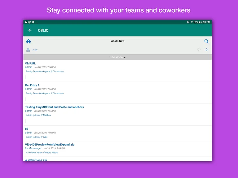 OpenText Vibe screenshot 7