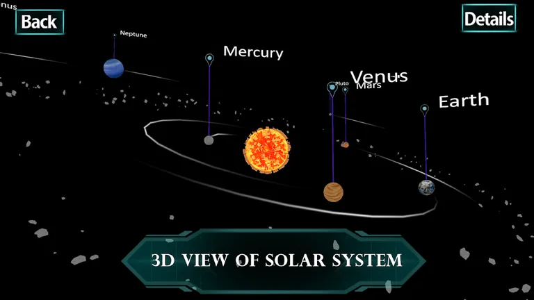Solar System 3D : Space View Planets screenshot 2