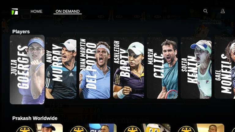 Tennis Channel International screenshot 1