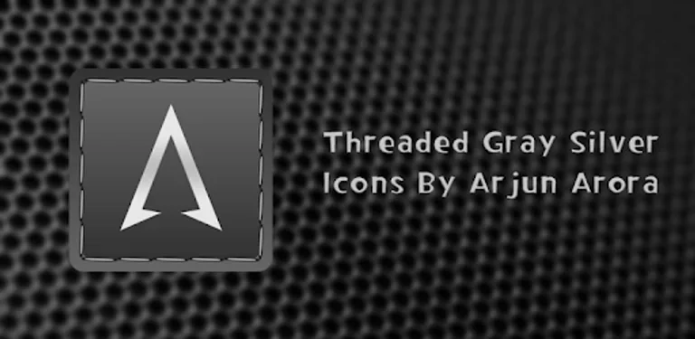 Threaded Silver Gray Icons cover image