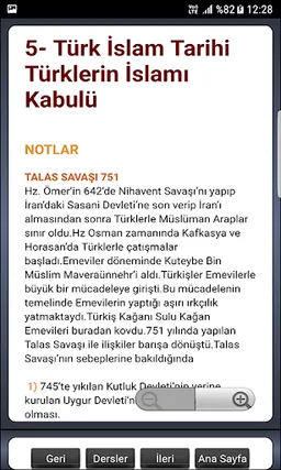 TYT AYT Tarih Konuları Özetler screenshot 5