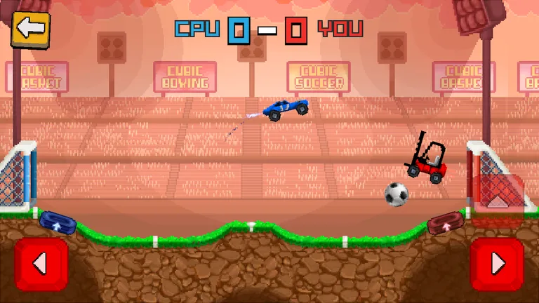 Pixel Cars. Soccer screenshot 9