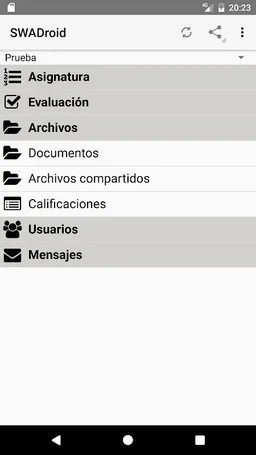 SWADroid screenshot 1