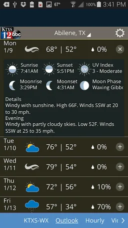 KTXS Weather screenshot 2
