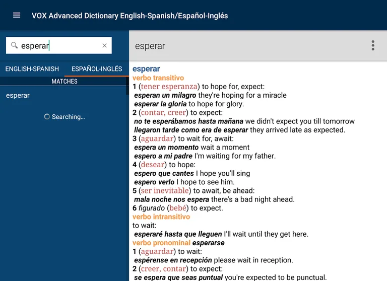 Vox Advanced English<>Spanish screenshot 10