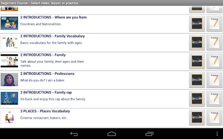 Learn Spanish by Video screenshot 3
