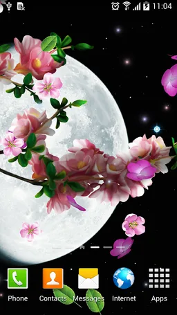 Sakura and Bird Live Wallpaper screenshot 4