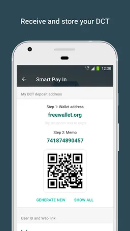 Decent wallet - buy DCT coin screenshot 2