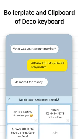 Deco Keyboard - emoji, fonts screenshot 10