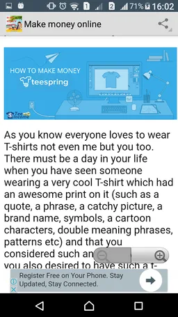 Make money online tutorial screenshot 6