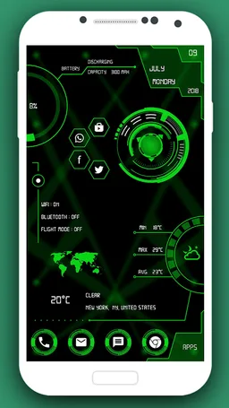 Hi-tech Circuit Launcher 2018 - Hitech Theme screenshot 4