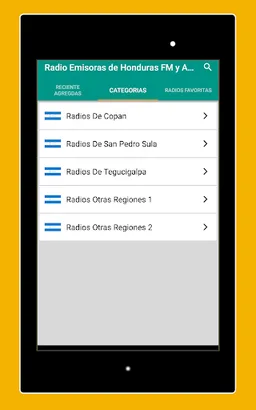 Radios Honduras FM and AM App screenshot 13