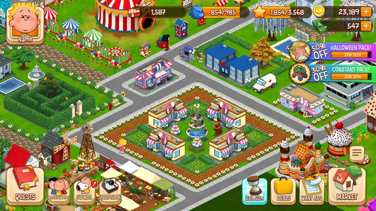 Snoopy's Town Tale CityBuilder screenshot 6