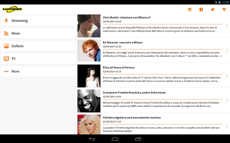 Radio Bruno screenshot 1