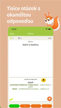 Slovak grammar screenshot 3