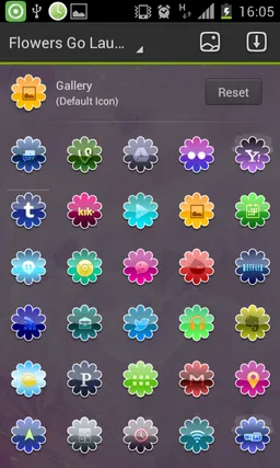 Flowers Go Launcher Theme screenshot 3