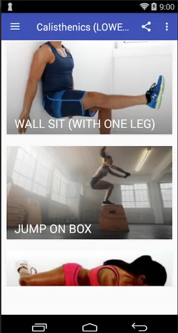Calisthenics (LOWER BODY EXERCISES) screenshot 5