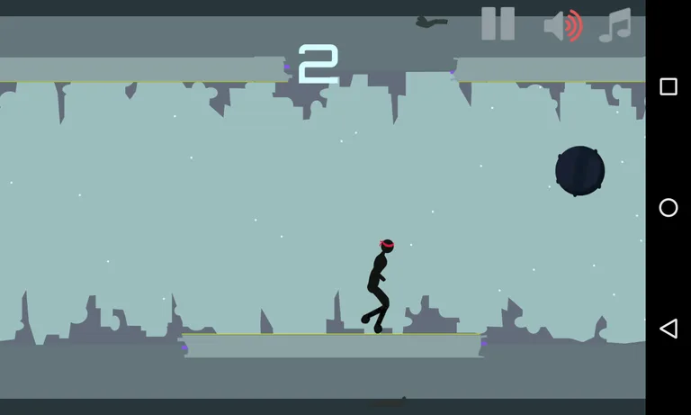 dark ninja Flip screenshot 3