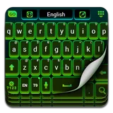 Color Keyboard Neon Green Free icon