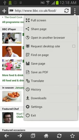 Exsoul Web Browser screenshot 3