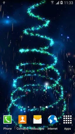 3D Christmas Tree Wallpaper screenshot 3
