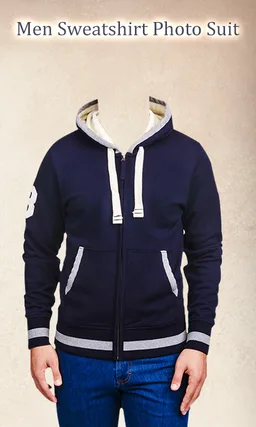 Men Sweatshirt Photo Suit screenshot 1