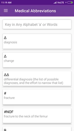 Medical Abbreviations screenshot 4