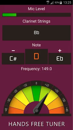 Clarinet Tuner Free screenshot 3