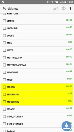 Partitions Backup & Restore screenshot 1