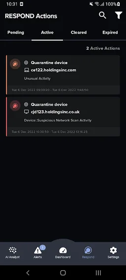 Darktrace screenshot 6