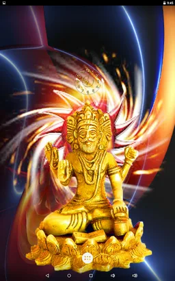 God Brahma Clock LWP screenshot 14