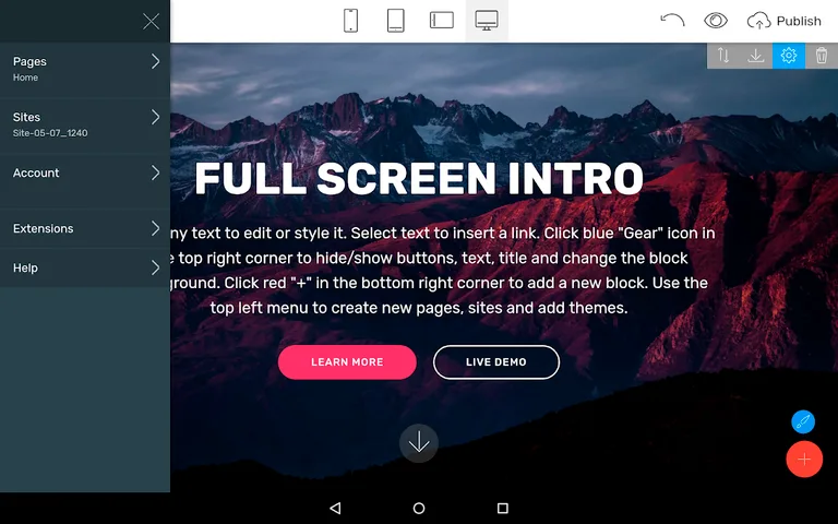 Mobirise Website Builder screenshot 10