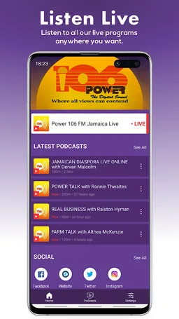 Power 106 FM Jamaica screenshot 1