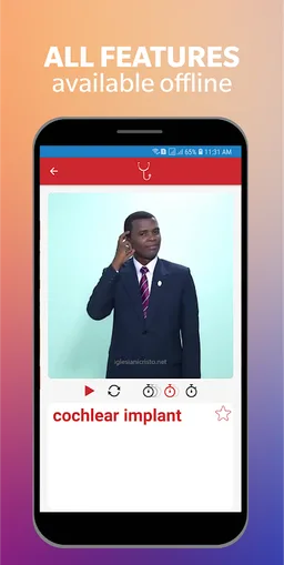 Iglesia Ni Cristo Sign Language App screenshot 1