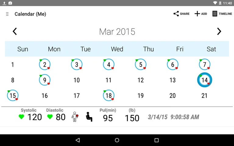 Blood Pressure (BP) Watch screenshot 2
