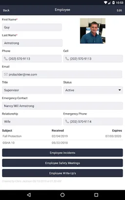 Safety Meeting Pro screenshot 10