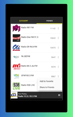 Radio Singapore, FM Radio + Radio Online Singapore screenshot 1