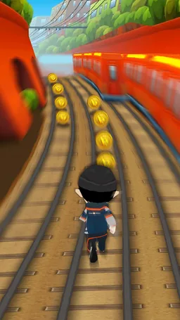 Subway Train Runner 3D screenshot 1